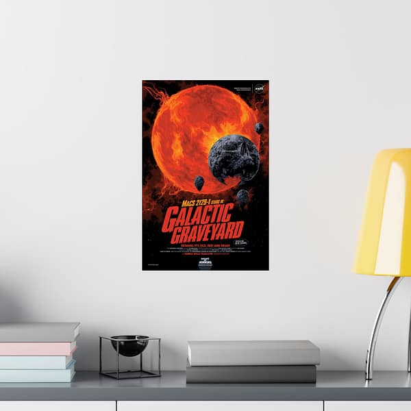 4633989970523337786_2048.jpeg MACS 2129-1 Stars In Galactic Graveyard - NASA (2021) - Space Age Poster Print