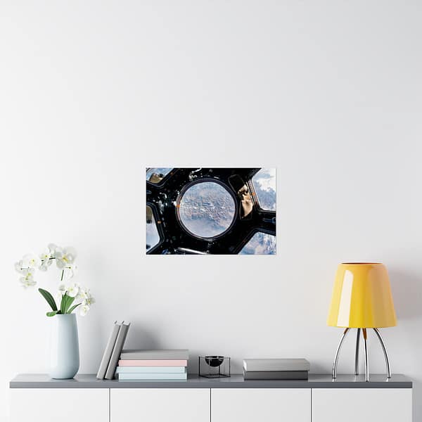 4682527860732989251_2048.jpeg Earth view from the cupola onboard the International Space Station - NASA (2015) - Space Age Poster Print