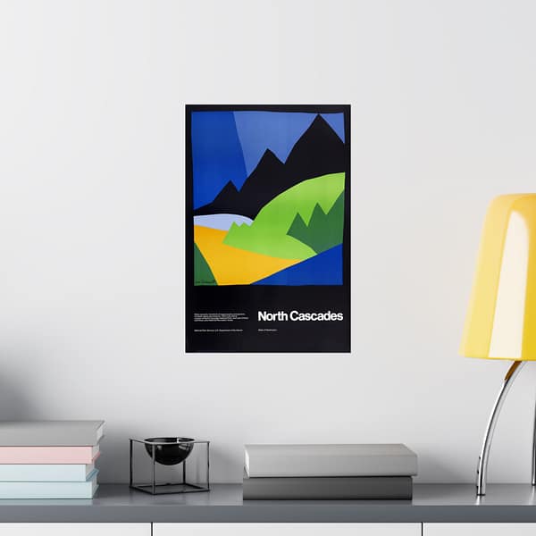 4719854092117925600_2048.jpeg North Cascades – National Park Service (1972) – Vintage Travel Poster Print