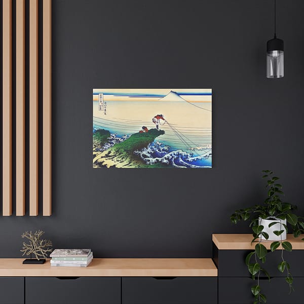 476342748532623088_2048.jpeg Kajikazawa in Kai Province - Katsushika Hokusai (c. 1830) - Japanese Woodblock Canvas Print