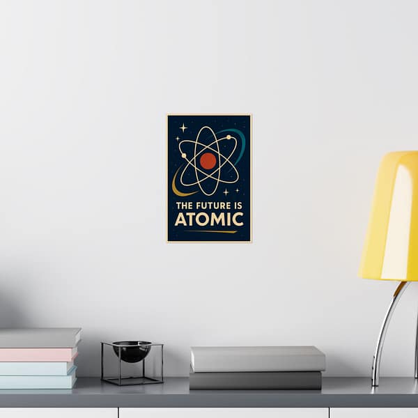 4880245930706866356_2048.jpeg The Future Is Atomic – LUNE Original – Space Age Poster Print