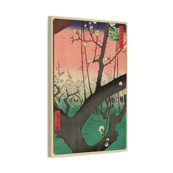 4900860384135704785_2048.jpeg Plum Park in Kameido – Utagawa Hiroshige (1857) – Japanese Woodblock Canvas Print