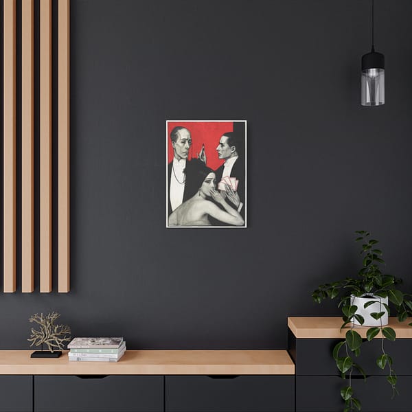 497599182263175405_2048.jpeg See, Jack, he said, his manner wild and delirious - Wladyslaw Theodore Benda (1922) - Art Deco Canvas Print