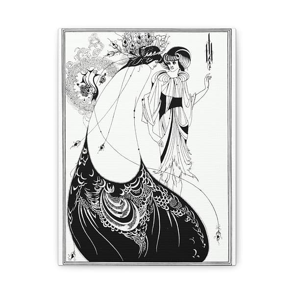 5008422112713601843_2048.jpeg Aubrey Beardsley – The Peacock Skirt (1893) – Art Nouveau Canvas Print