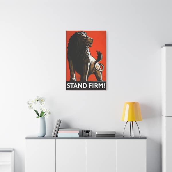 5021378656629202716_2048.jpeg Stand Firm! - Tom Purvis (1943) - Patriotic WWII Canvas Print