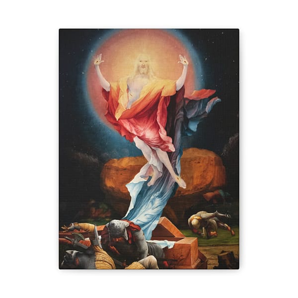5052785226777269467_2048.jpeg Isenheim Altarpiece (Resurrection panel) – Matthias Grünewald (c. 1512-1516) – Renaissance Canvas Print