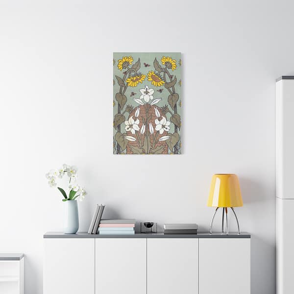 5180356582436203141_2048.jpeg Bees and Beehive – Suze Fokker (1898) – Art Nouveau Canvas Print