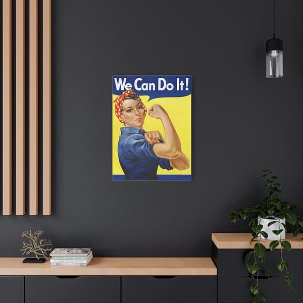 520474957341036289_2048.jpeg We Can Do It! Rosie the Riveter - J. Howard Miller (1942-1945) - Patriotic WWII Canvas Print