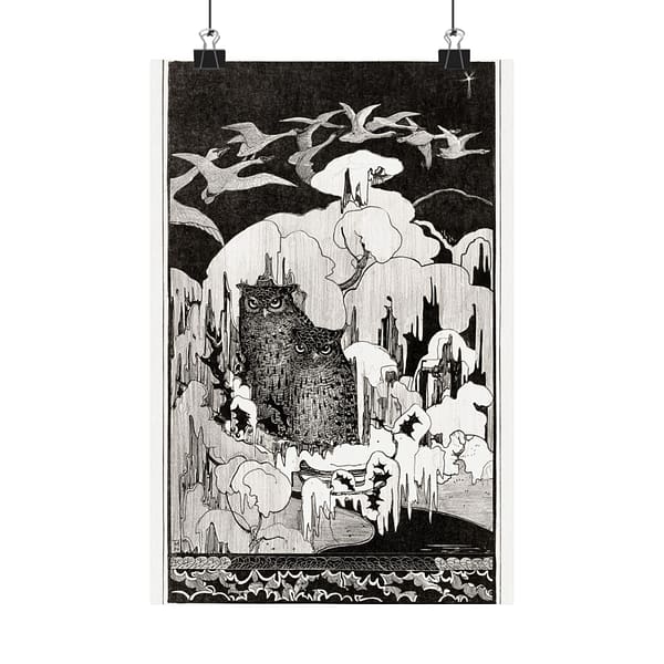 5230491931892885821_2048.jpeg Kerstnacht - Theo van Hoytema (1894) - Art Nouveau Poster Print