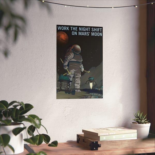 5249737397097569285_2048.jpeg Work the Night Shift – NASA Recruitment Ad – Space Age Poster Print