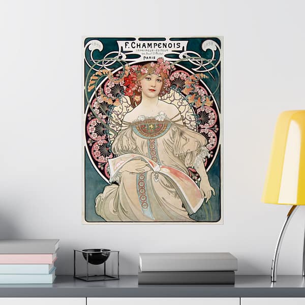 5260849669318081321_2048.jpeg Rêveur, F. Champenois, Imprimeur-Éditeur – Alphonse Mucha (1897) – Art Nouveau Poster Print