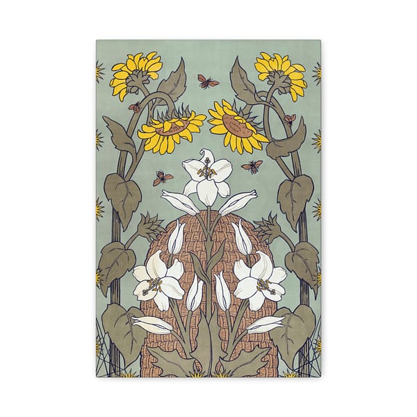 5279112155302964890_2048.jpeg Bees and Beehive – Suze Fokker (1898) – Art Nouveau Canvas Print
