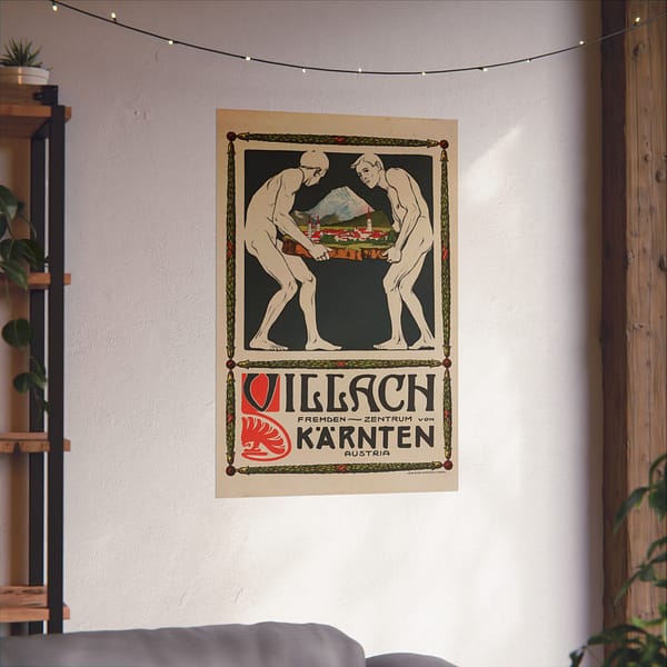 5300712210551036722_2048.jpeg Villach, Kärnten (Carinthia) – Pietro A. Sencig (c. 1900s) – Art Nouveau Poster Print