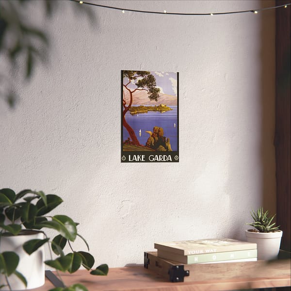 5319649024978386911_2048.jpeg Lake Garda – ENIT Italian National Tourist Board (1924) – Vintage Travel Poster Print