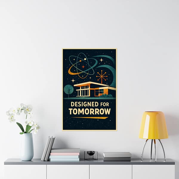 5344543744924555940_2048.jpeg Designed for Tomorrow – LUNE Original – Atomic Age Poster Print
