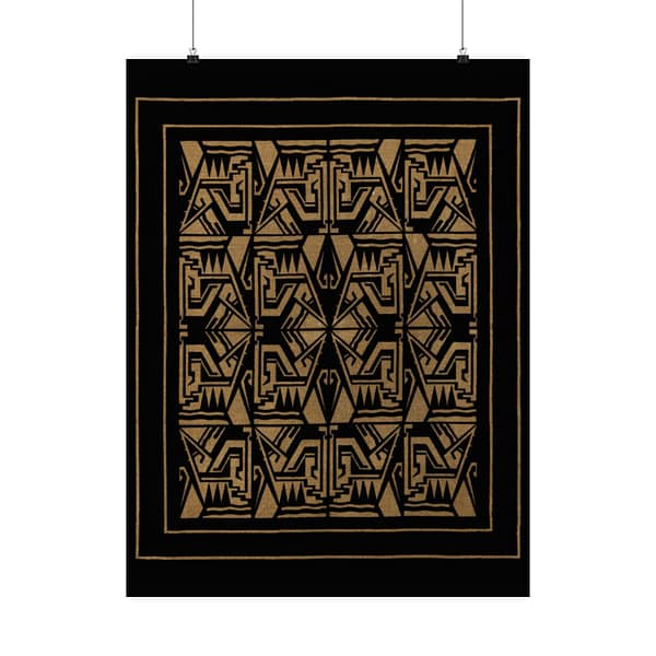 5389213365611586683_2048.jpeg Art Deco Geometric Velvet Pattern (c. 1920-1930) - Art Deco Poster Print