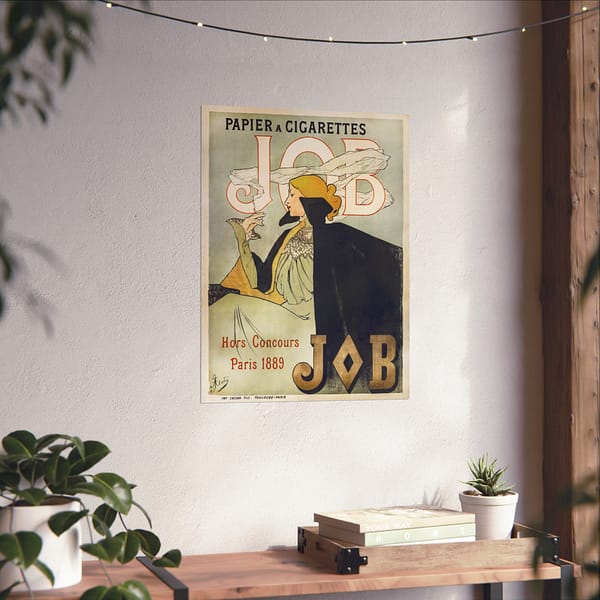 5411425403320470056_2048.jpeg Job Cigarettes ad – Alphonse Mucha (1889) – Art Nouveau Poster Print