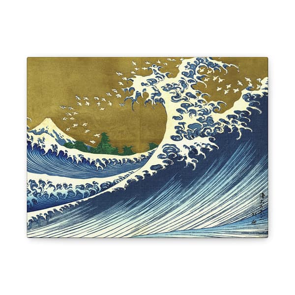 5418133901081057624_2048.jpeg Kaijo no Fuji (Fuji Seen from the Sea) - Katsushika Hokusai (1834) - Japanese Woodblock Canvas Print