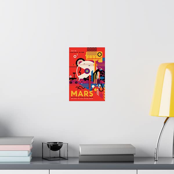 547561103476568374_2048.jpeg Mars - Multiple Tours Available - NASA Travel Ad (2018) - Space Age Poster Print