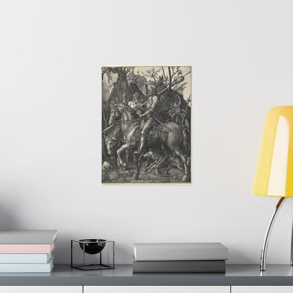 5522141319001019911_2048.jpeg Knight, Death, and the Devil – Albrecht Dürer (1513) – Renaissance Poster Print