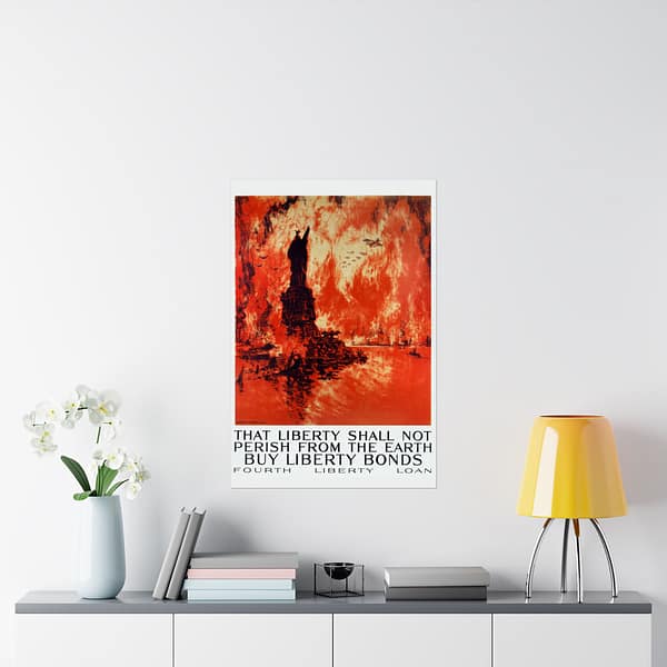 55875783879562710_2048.jpeg That Liberty Shall Not Perish From the Earth - Buy Liberty Bonds - Joseph Pennell (1918) - Patriotic WWI Poster Print