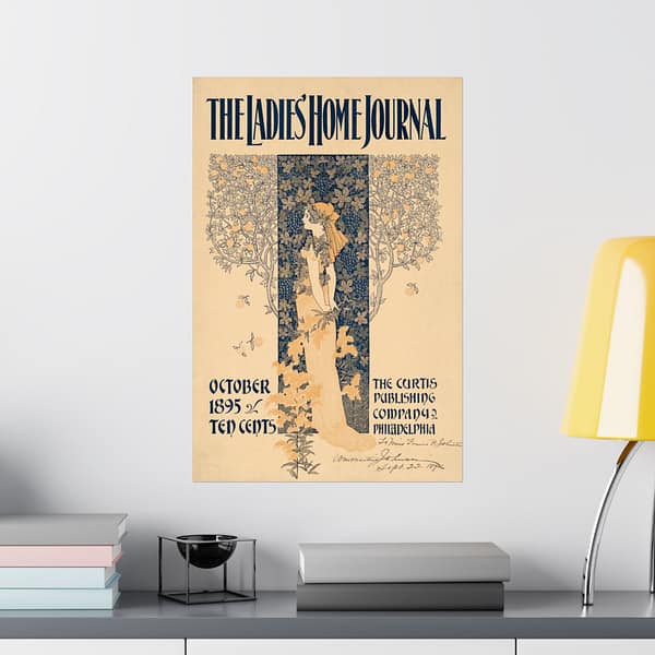 5687984463505185981_2048.jpeg The Ladies' Home Journal for October - William Martin Johnson (1895) - Art Nouveau Poster Print