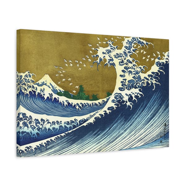 5735394932259000465_2048.jpeg Kaijo no Fuji (Fuji Seen from the Sea) - Katsushika Hokusai (1834) - Japanese Woodblock Canvas Print