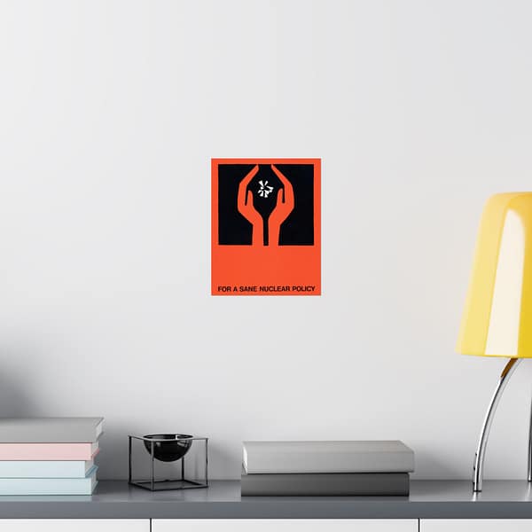 5742982438141452766_2048.jpeg For a Sane Nuclear Policy - Saul Bass (1964) - Atomic Age Poster Print