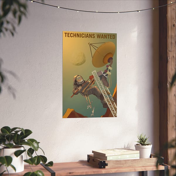 5772839921036982600_2048.jpeg Technicians Wanted – NASA Recruitment Ad – Space Age Poster Print