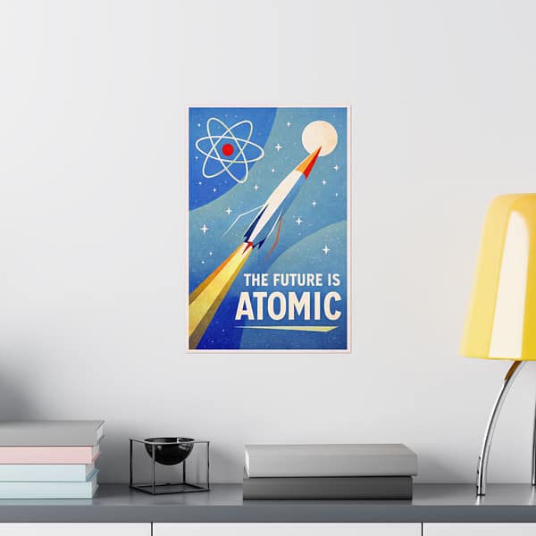 5973924883567734433_2048-1.jpeg The Future Is Atomic – LUNE Original – Space Age Poster Print