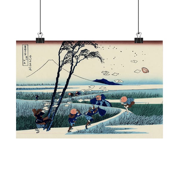 6086011227688154186_2048.jpeg Ejiri in Suruga Province (Sunshu Ejiri) – Katsushika Hokusai (c. 1830-32) – Japanese Woodblock Poster Print