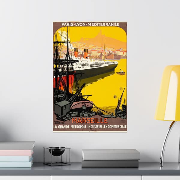 6092840148706463555_2048.jpeg Marseille, La Grande Metrople Industrielle & Commerciale – Roger Broders (c. 1922) – Vintage Travel Poster Print