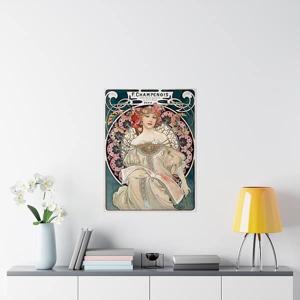 61102669765494049_2048.jpeg Rêveur, F. Champenois, Imprimeur-Éditeur – Alphonse Mucha (1897) – Art Nouveau Poster Print