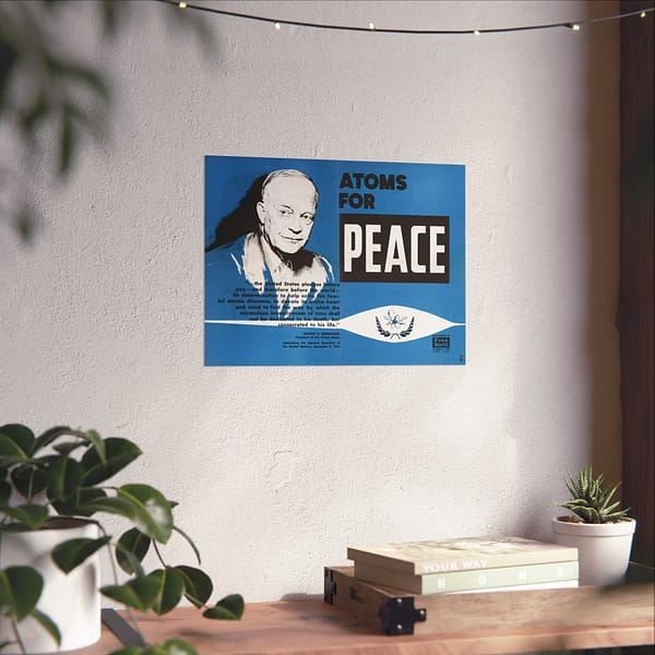6199302936098869598_2048.jpeg Atoms for Peace – Free World Magazine (c. 1950s) – Atomic Age Poster Print