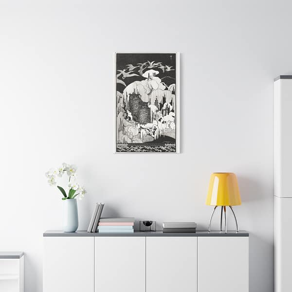 6219659744306959227_2048.jpeg Kerstnacht - Theo van Hoytema (1894) - Art Nouveau Canvas Print