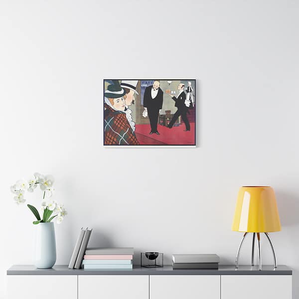 628474549355746942_2048.jpeg Man and Woman and Two Waiters - Johann Georg van Caspel (1900) - Art Nouveau Canvas Print