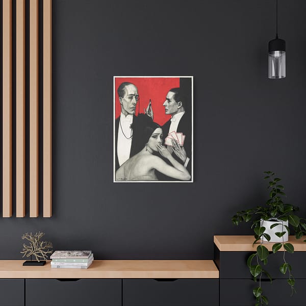 629744636697386730_2048.jpeg See, Jack, he said, his manner wild and delirious - Wladyslaw Theodore Benda (1922) - Art Deco Canvas Print