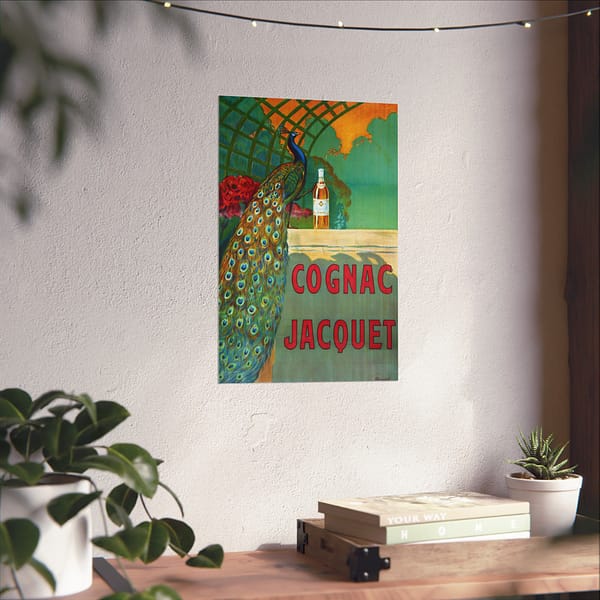 6366236515155718015_2048.jpeg Cognac Jacquet Peacock – Camille Bouchet – Art Nouveau Poster Print