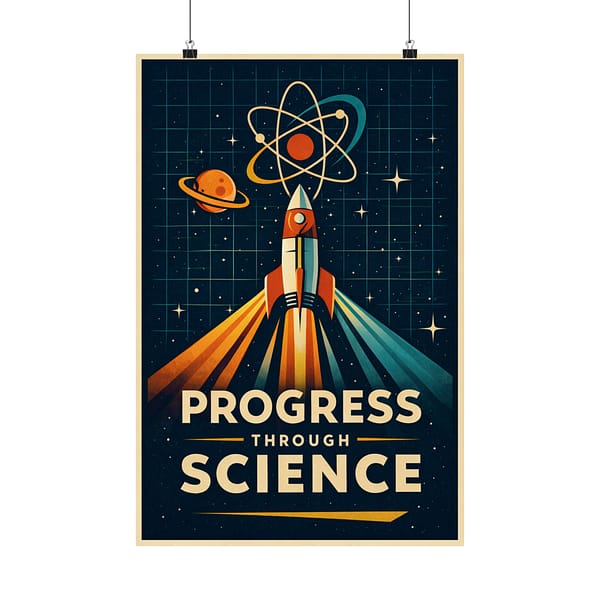 6425270601823353812_2048-1.jpeg Progress Through Science – LUNE Original – Atomic Age Poster Print