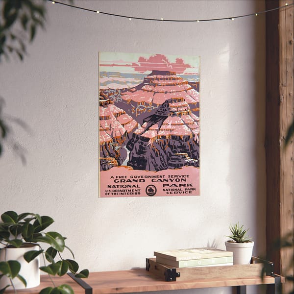 6434322211977446179_2048.jpeg Grand Canyon National Park – Works Progress Administration (1938) – Vintage Travel Poster Print