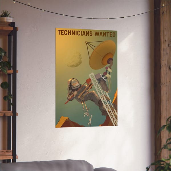 6439377264251795153_2048.jpeg Technicians Wanted – NASA Recruitment Ad – Space Age Poster Print