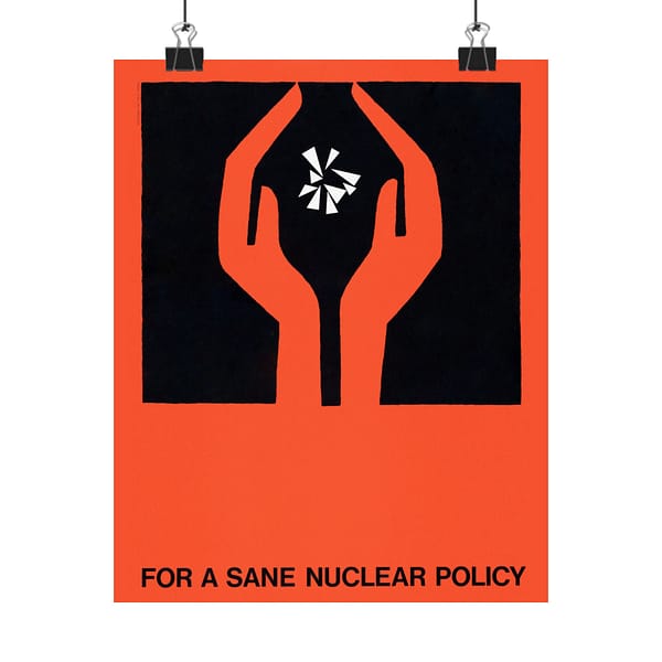 6454219429732330279_2048.jpeg For a Sane Nuclear Policy - Saul Bass (1964) - Atomic Age Poster Print