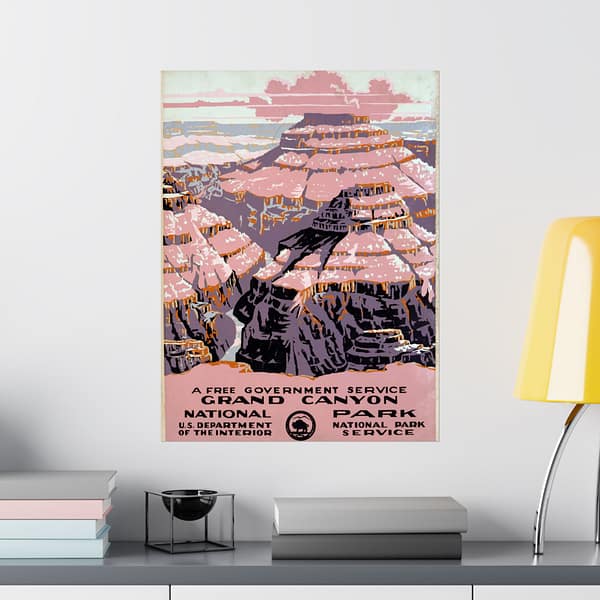 646453611727808548_2048.jpeg Grand Canyon National Park – Works Progress Administration (1938) – Vintage Travel Poster Print