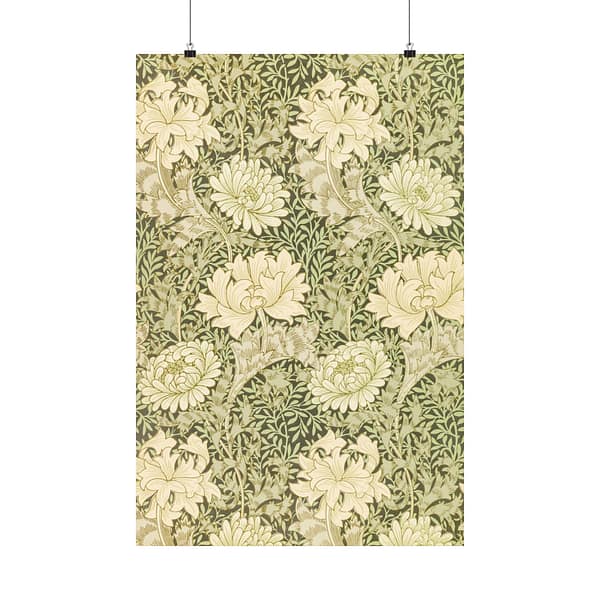 6480721329783441210_2048.jpeg Chrysanthemum - William Morris (1877) - Botanical Poster Print