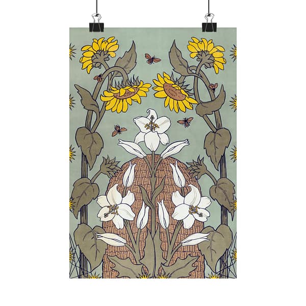 6482489229895582882_2048.jpeg Bees and Beehive – Suze Fokker (1898) – Art Nouveau Poster Print