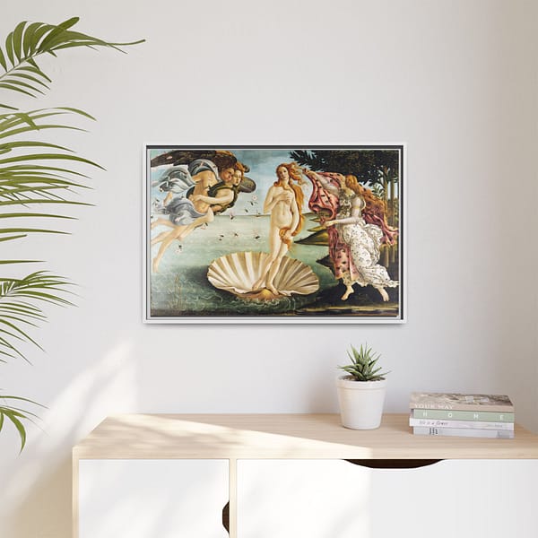 6501391946687356176_2048.jpeg The Birth of Venus – Sandro Botticelli (c. 1485-1486) – Renaissance Framed Canvas Print
