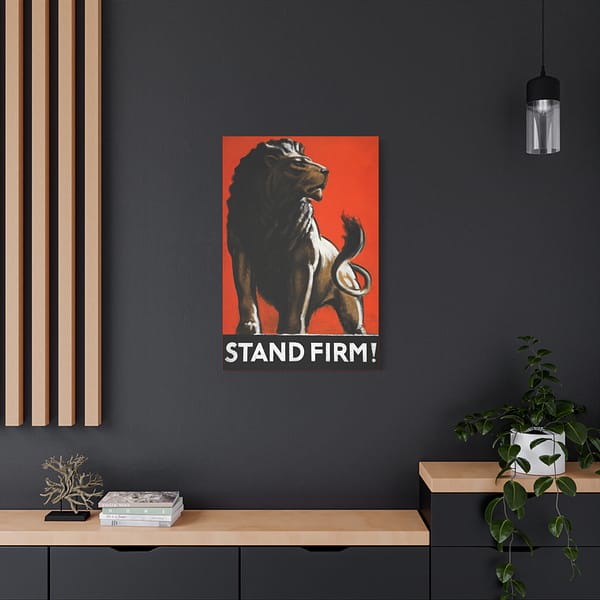 6570411315952496873_2048.jpeg Stand Firm! - Tom Purvis (1943) - Patriotic WWII Canvas Print