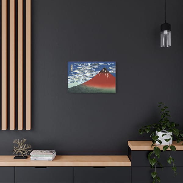 6638248403821114149_2048.jpeg Red Fuji (South Wind, Clear Sky) – Katsushika Hokusai (c. 1830-32) – Japanese Woodblock Canvas Print