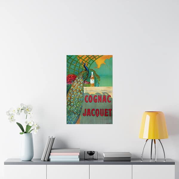 6747865463131301515_2048.jpeg Cognac Jacquet Peacock – Camille Bouchet – Art Nouveau Poster Print