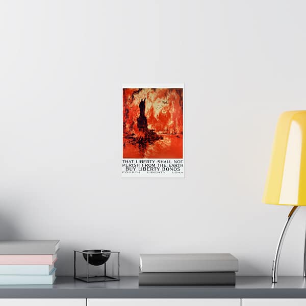 6779146546901088618_2048.jpeg That Liberty Shall Not Perish From the Earth - Buy Liberty Bonds - Joseph Pennell (1918) - Patriotic WWI Poster Print